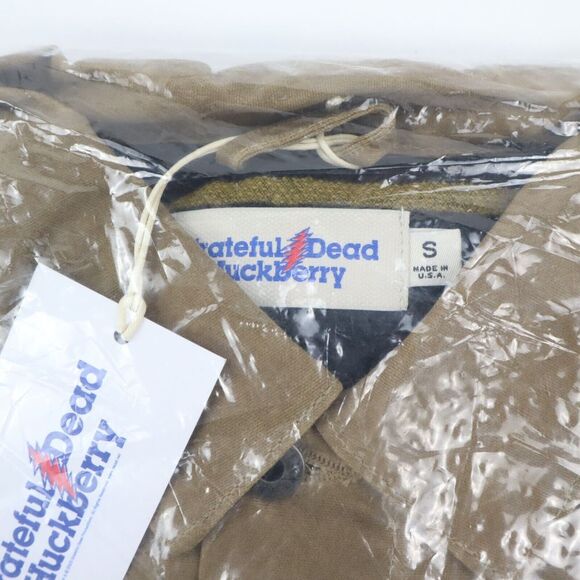 Huckberry x Grateful Dead Flannel-Lined Waxed Trucker Jacket Flint & Tinder S - Picture 13 of 14